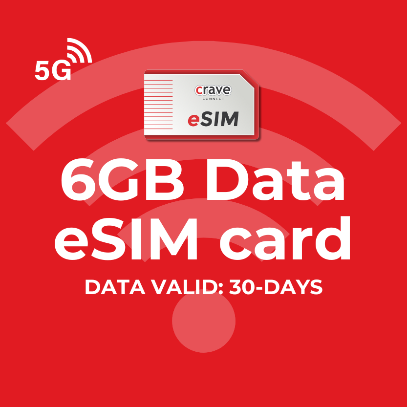 Prepaid eSIM + 6GB Data (30-days)